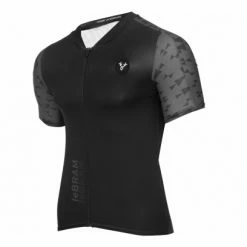 Maillot Manches Courtes LeBram Loze Noir Coupe Aero
