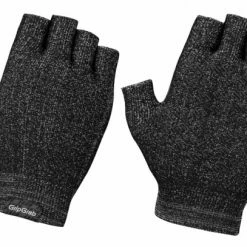 GripGrab Freedom Gants Doigts Courts Tricotés Noir