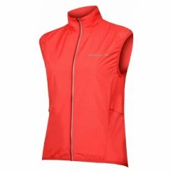 Veste Coupe Vent Sans Manches Femme Pakagilet Endura Corail Neon