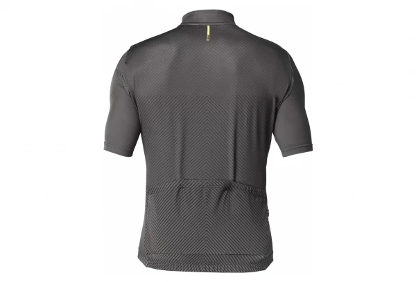 Maillot Manches Courtes Mavic Cosmic Graphic Raven / Gris – Image 2