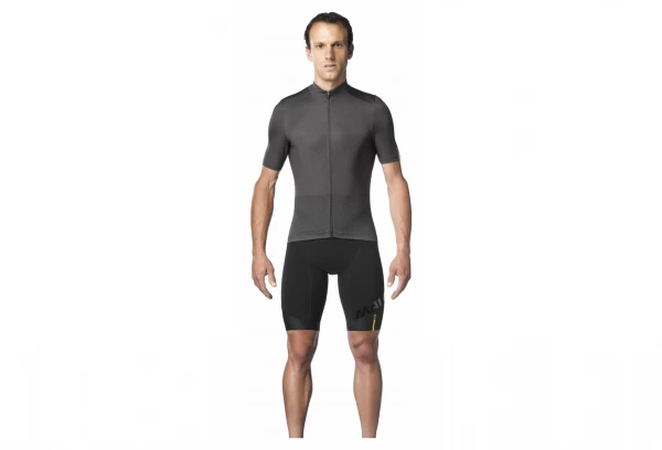 Maillot Manches Courtes Mavic Cosmic Graphic Raven / Gris – Image 3