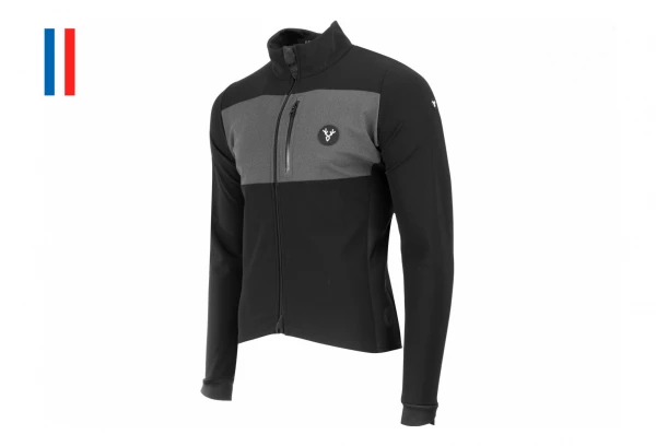 Veste Hiver LeBram Telegraphe Noir Coupe Ajustée