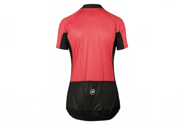 Maillot Manches Courtes Femme Assos UMA Summer GT Rose / Noir – Image 2