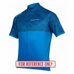 Maillot Manches Courtes Endura HummVee Ray LTD Azur / Bleu