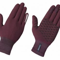 Gants Longs GripGrab Primavera Merino II Rouge Bordeaux