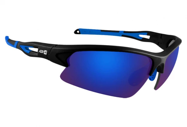 Lunettes AZR HUEZ Noir Bleu - Bleu Miroir