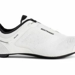 Chaussures Route Bontrager Ballista Knit Blanc Blanc / Noir