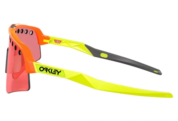 Lunettes Oakley Sutro Lite Sweep Orange / Prizm Trail Torch / Ref. OO9465-0839 Blanc / Rose – Image 2