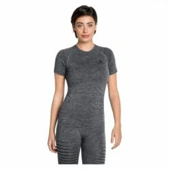 Tee-shirt Manches Courtes Odlo Performance Light Gris Femme