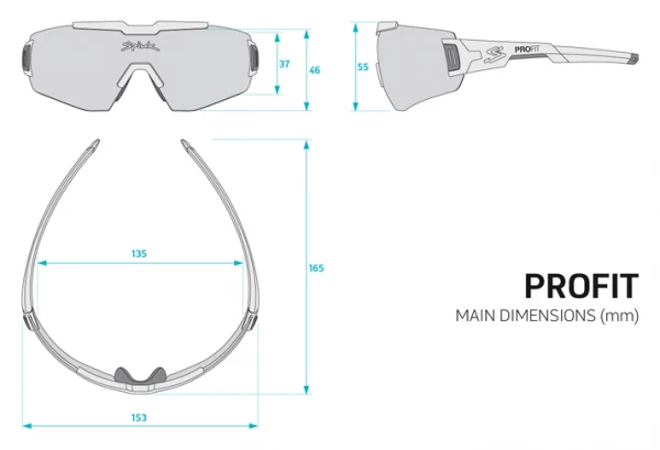 Paire De Lunettes Spiuk Profit Verre Vert Miroir Unisexe Blanc Noir / Orange – Image 3