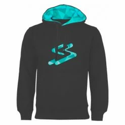 Sweat à Capuche Spiuk Every Gris Anthracite Turquoise