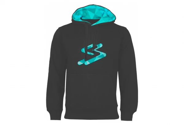 Sweat à Capuche Spiuk Every Gris Anthracite Turquoise