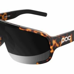 Paire De Lunettes Poc Aspire Clarity Marron Tortoise / Miroir Argent Violet Noir / Miroir / Marron