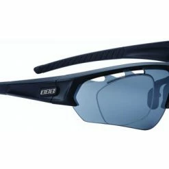 Lunettes BBB Select Optic Noir Mat Verres Fumés Rouge / Translucide