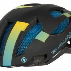 Casque Route Endura Pro SL Noir Bleu Jaune