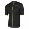Maillot Manches Courtes Spiuk Anatomic Noir Jaune Fluo