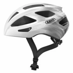 Casque Route Abus Macator Blanc / Argent