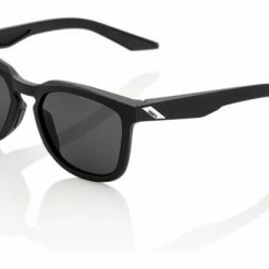 Paire De Lunettes 100% Hudson Soft Tact Black / Gris Smoke Marron / Marron