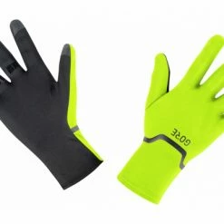 Gants Extensibles Gore Wear M GTX INFINIUM Jaune Fluo Noir