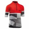 Maillot Manches Courtes Enfant Northwave Origin Junior Rouge Gris