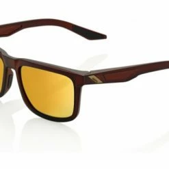 Lunettes 100% Blake - Matte Rootbeer - Or Noir / Gris