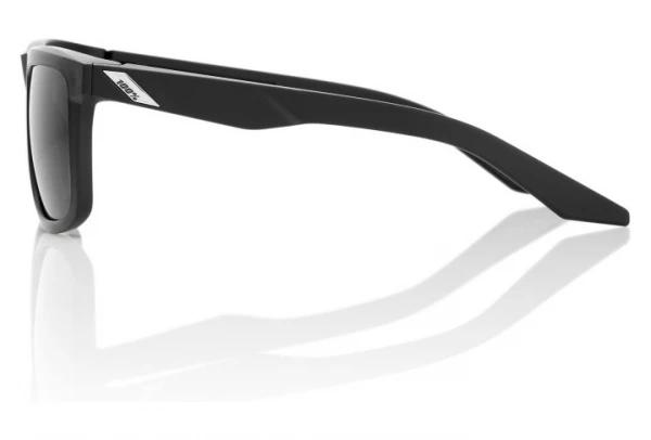 Lunettes 100% Blake - Soft Tact Black - Noir Noir / Gris – Image 3