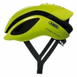 Casque Aéro Abus GameChanger Jaune Fluo Gris / Bleu