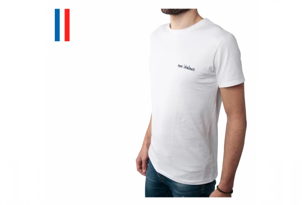 T-Shirt LeBram Ventoux Blanc Coupe Ajustée