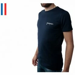 T-Shirt LeBram Grimpeur Bleu Marine Coupe Ajustée
