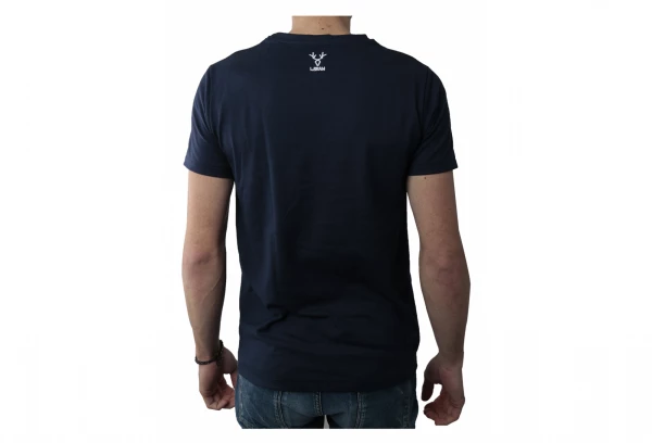 T-Shirt LeBram Grimpeur Bleu Marine Coupe Ajustée – Image 3