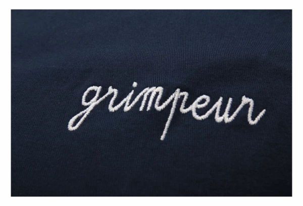 T-Shirt LeBram Grimpeur Bleu Marine Coupe Ajustée – Image 4