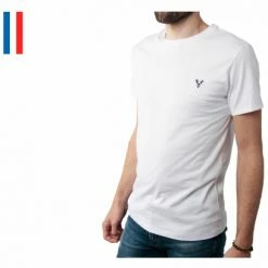 T-shirt LeBram Colombière Blanc Coupe Ajustée