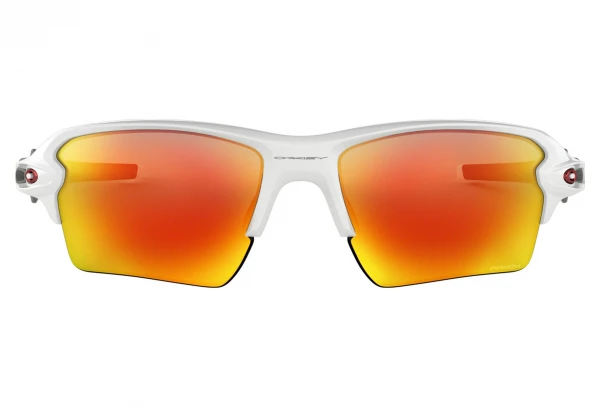 Lunettes Oakley Flak 2.0 XL Blanc - Prizm Ruby OO9188-9359 Noir / Gris â Image 2