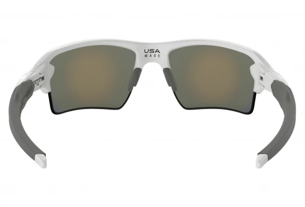 Lunettes Oakley Flak 2.0 XL Blanc - Prizm Ruby OO9188-9359 Noir / Gris â Image 3
