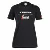 T-Shirt Femme Trek By Santini Team Trek-Segafredo Noir