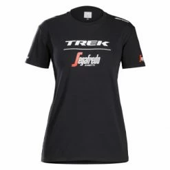 T-Shirt Femme Trek By Santini Team Trek-Segafredo Noir