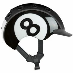 Casque Enfant Casco Mini 2 8 Ball Noir Blanc