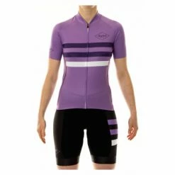 ISANO Maillot Manches Courtes Femme STRADA CLASSICA Violet