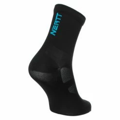 NEATT Paire De Chaussettes Hautes Noir / Bleu Clair