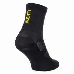 NEATT Paire De Chaussettes Hautes Noir / Jaune