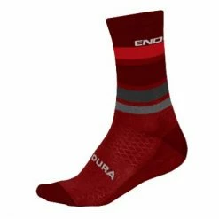 Chaussettes Endura BaaBaa Merino Merino Rouge