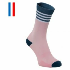 Paire De Chaussettes LeBram Tourmalet Rose Rose / Blanc