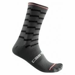 Chaussettes Castelli Unlimited 18 Gris / Noir