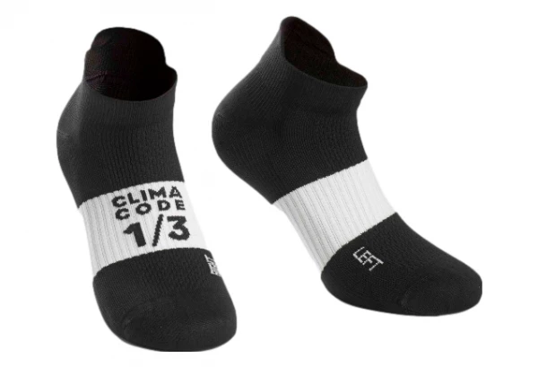Chaussettes Assos Hot Summer Noir Blanc