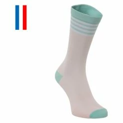 Paire De Chaussettes LeBram Tourmalet Dragée Rose / Blanc