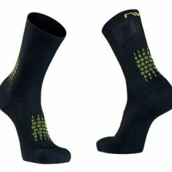 Paire De Chaussettes Northwave Fast Winter Noir Jaune Fluo