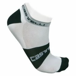 CASTELLI Paire De Chaussettes LOWBOY SOCKS Blanc Noir