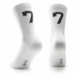 Chaussettes Assos Poker No.7 Blanc