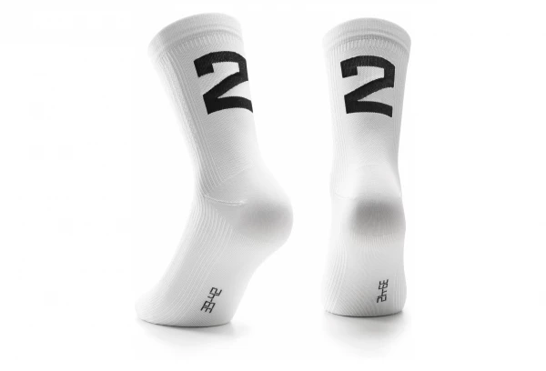 Chaussettes Assos Poker No.2 Blanc