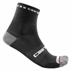 Paire De Chaussettes Castelli Rosso Corsa Pro 9 Noir